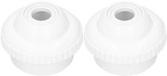 Kit di iniezione a getto 2 pezzi - Flusso diretto - Ritorno idromassaggio - Materiale plastico - 1,5 pollici tubo esterno - Alta resistenza a temperature elevate - Kit di getto per idromassaggio