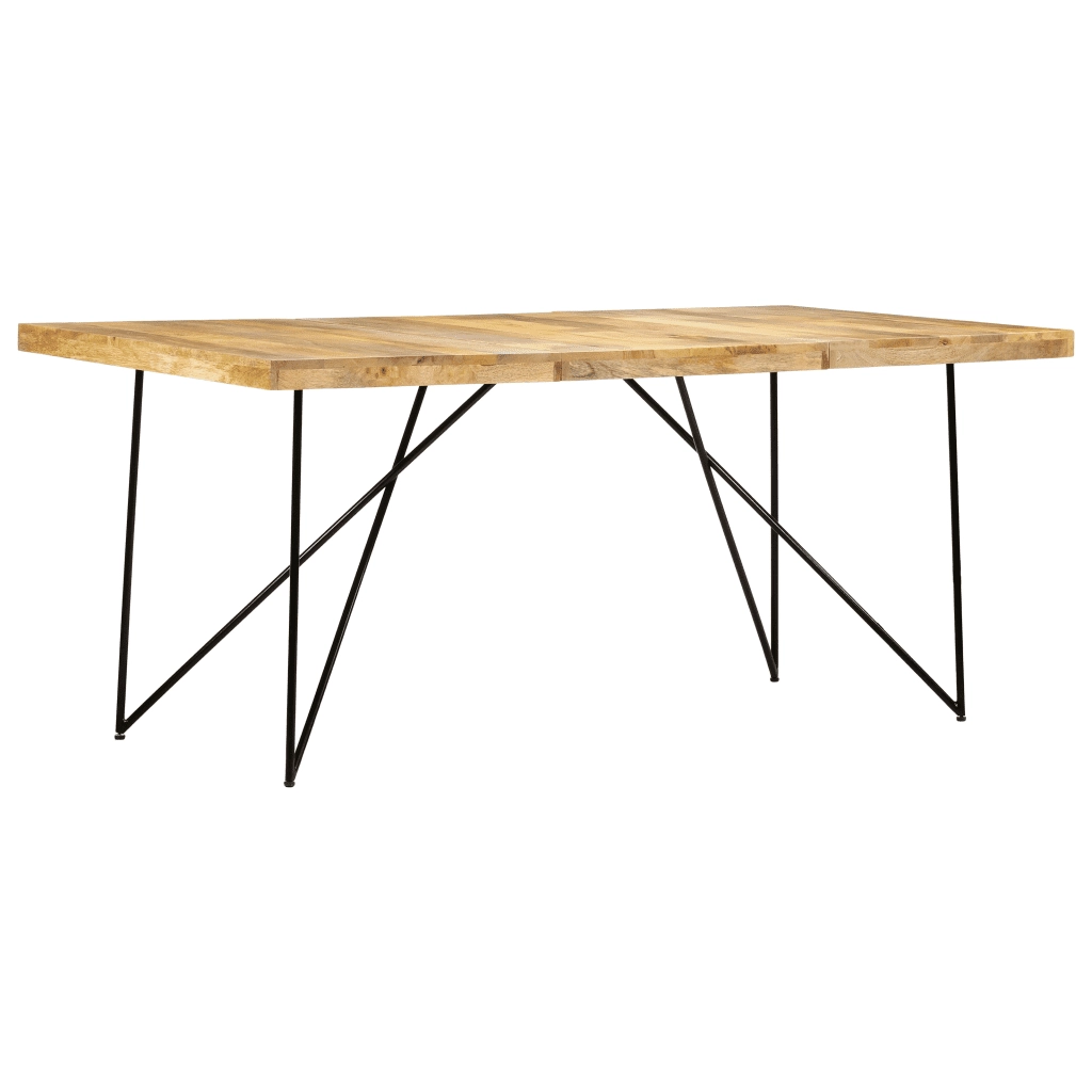 Tavolo da Pranzo | Tavolo da cucina 180x90x76 cm in Legno Massello di Mango