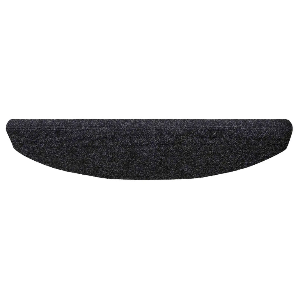 Tappetini per scale autoadesivi 15 pcs Nero 80 x 24,5 x 3,5 cm 42038666