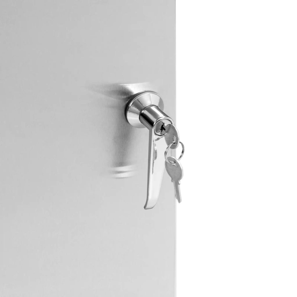 Contenitore/ripostiglio per rifiuti 240 litri fori di ventilazione acciaio inox 201 argento metallizzato 14_0008482
