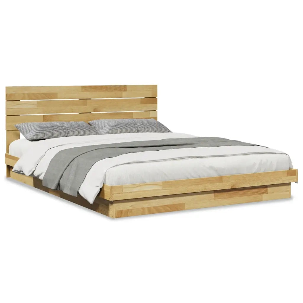 vidaXL Struttura Letto con Testiera Senza Materasso 160x200 cm