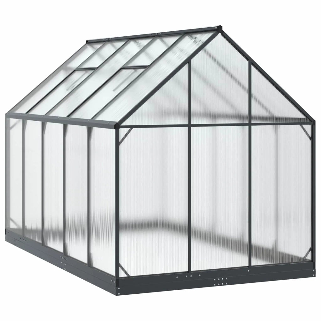 Serra da Giardino con porta Antracite 183,5 x 303,5 x 207 cm