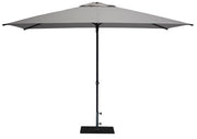 Ombrellone da Giardino 3x2 m Palo Ø38 mm in Alluminio Tessuto Olefin Trend Grigio