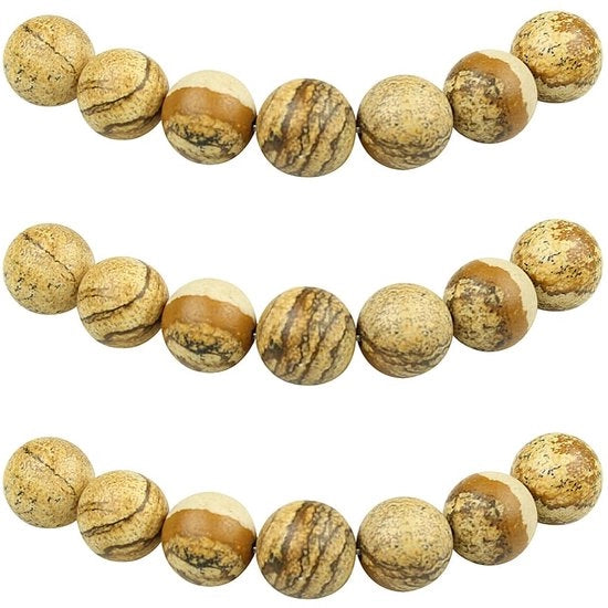 Raccoglitori 12mm 30 pezzi Pietra di Giada Semipreziosa Raccoglitori con Foro Pietra Naturale Sferica Raccoglitori per la Creazione di Gioielli Bracciali Collane
