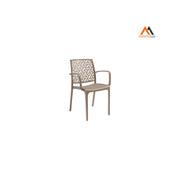 SEDIA IN POLIPROPILENE 'NINFA ARMCHAIR' taupe