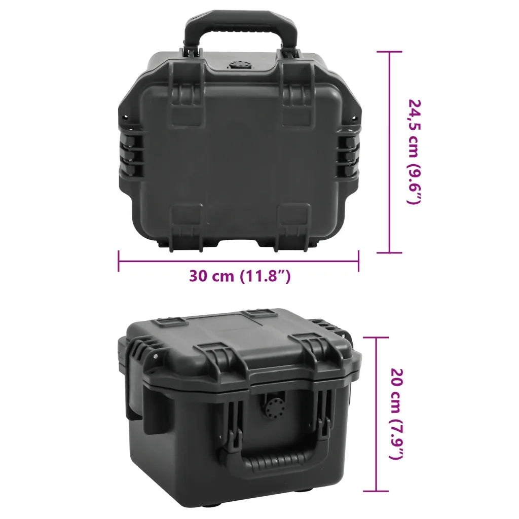 Valigetta da Volo Portatile Nera 30x24,5x20 cm in PP CFW6408413