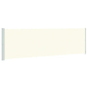 Tenda da Sole | Tenda parasole Laterale Retrattile per Patio 180x600 cm Crema