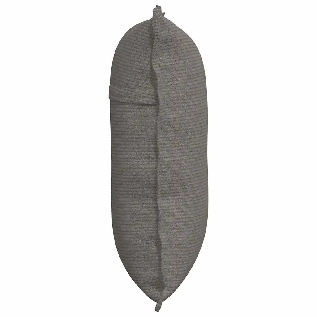 Cuscino per Schiena Grigio chiaro 60 x 50 cm Tessuto in Cords