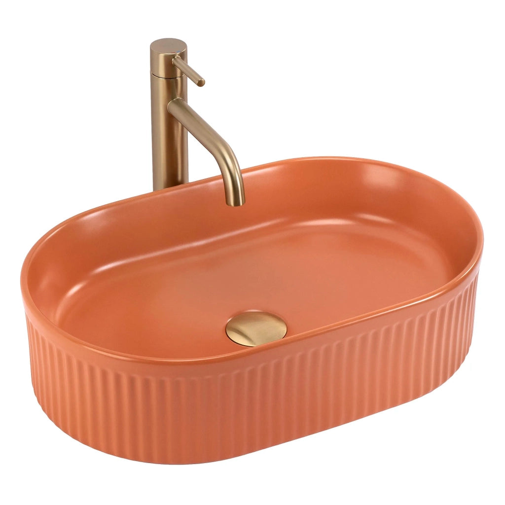 Lavabo Da Appoggio Rea Vanda Cinnamon Matt