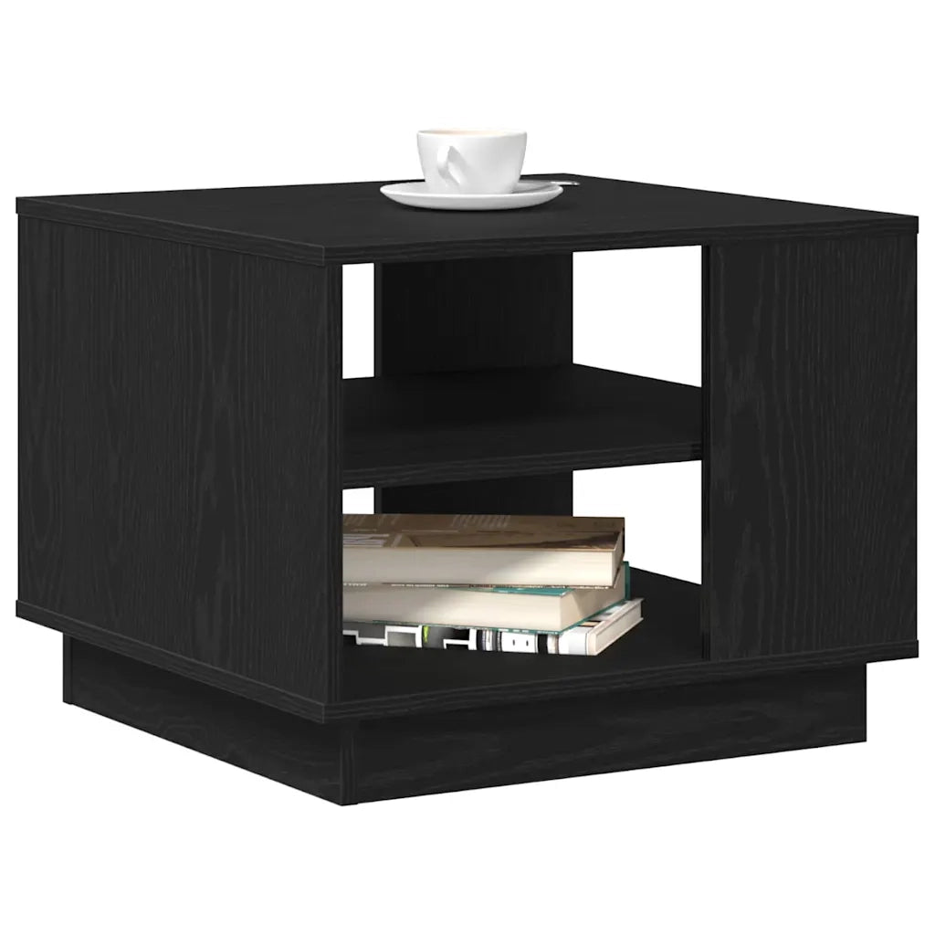 Tavolino da salotto | Tavolino da caff¨¨ | Tavolino da Soggiorno Rovere Nero 55 x 55 x 42 cm