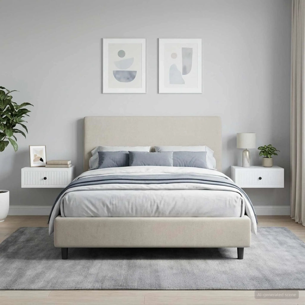 Armadio da Notte 2 pz Bianco 49 x 34,5 x 20 cm 897936