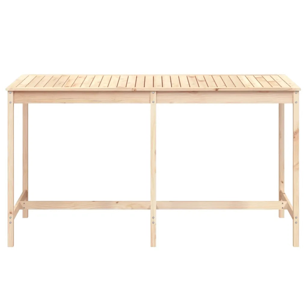 Tavolo da Giardino 203,5x90x110 cm in Legno Massello di Pino 824102