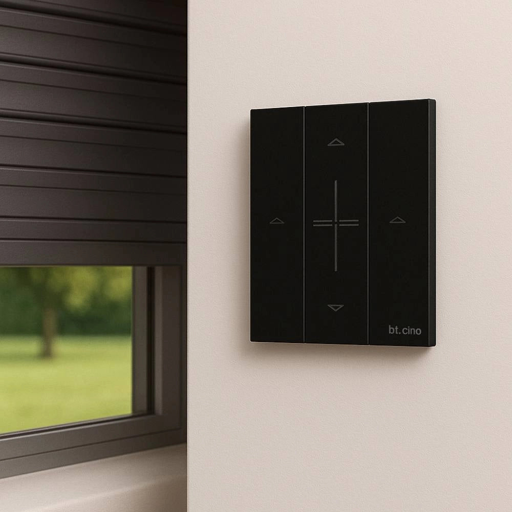 Bticino living now cover comando tapparelle compatibile k4027 *** colore nero, confezione 1