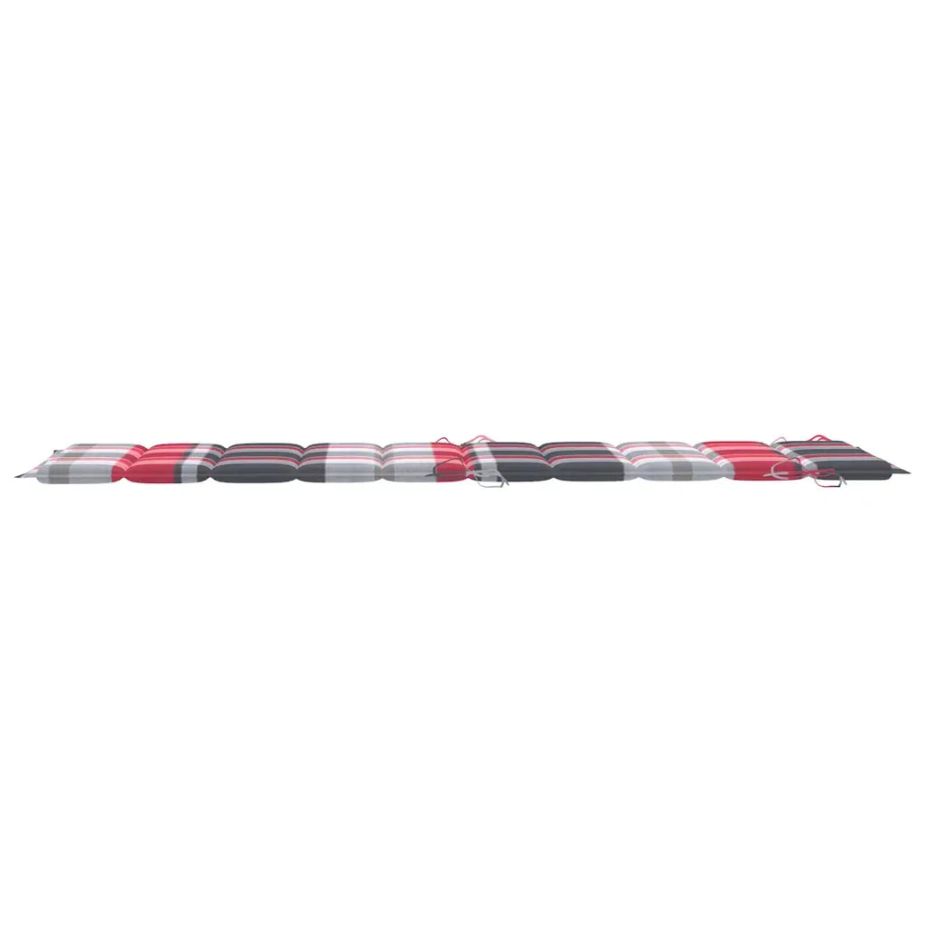 Sdraio 2 pz con Cuscini in Legno Massello di Acacia 3077374