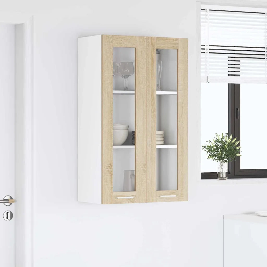 Armadio pensile con porta Rovere Sonoma 60 x 31 x 100 cm