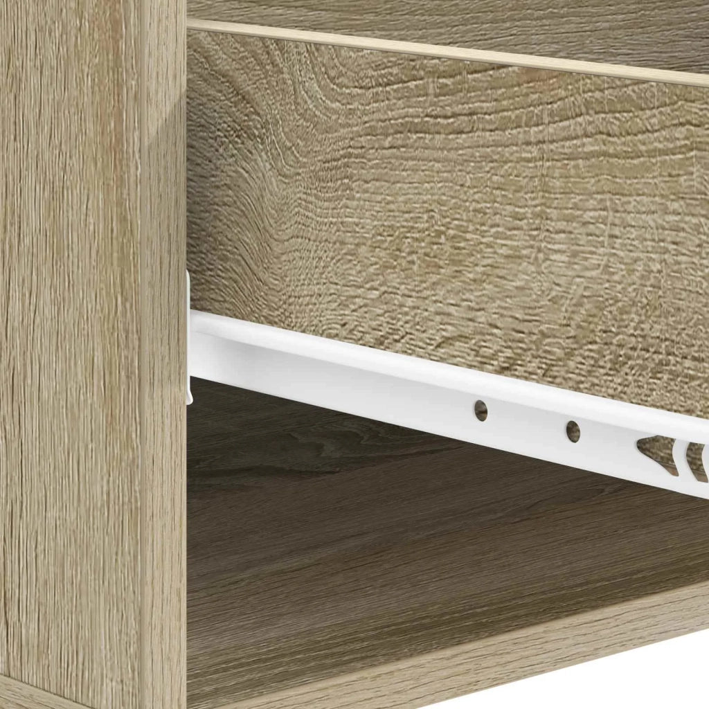 Tavolino da salotto con cassetto Rovere Sonoma 49 x 50 x 42 cm
