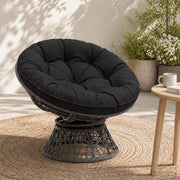 Cuscino per Sedia Appesa VIANEN 100% Poliestere Nero 954041