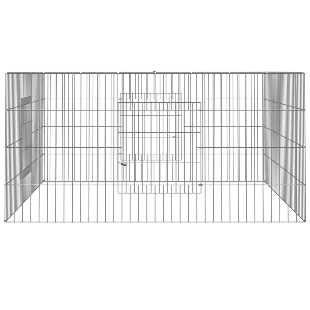 Conigliera 110x110x55 cm Ferro Zincato cod mxl 49237