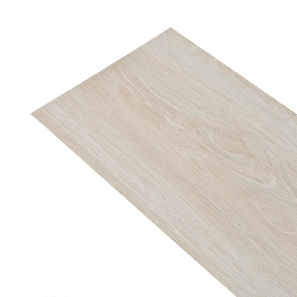 Tavole per Pavimenti 18 pcs Bianco Rovere Classico 2,51 m² PVC 42046433