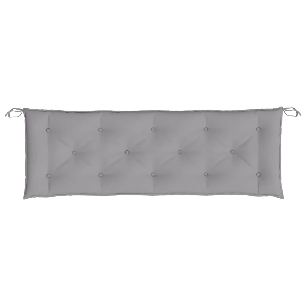 Cuscino per Panca Grigio 150x50x7 cm in Tessuto Oxford 314957