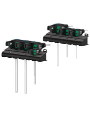 Set di 7 chiavi esagonali con impugnatura "T" Hex-Plus WERA 454/7 HF Set 1