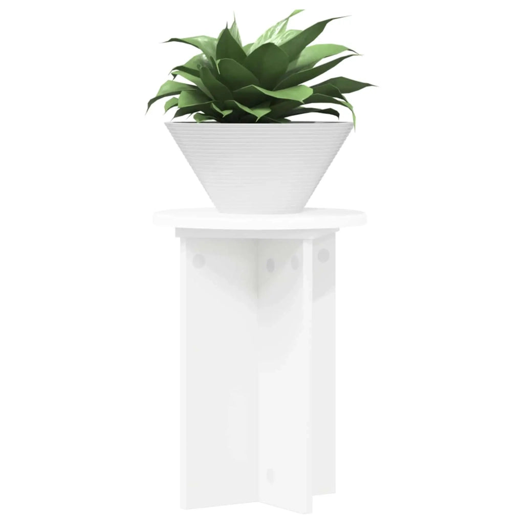 Supporto per piante 2 pcs Bianco Ø29,5 x 40 cm