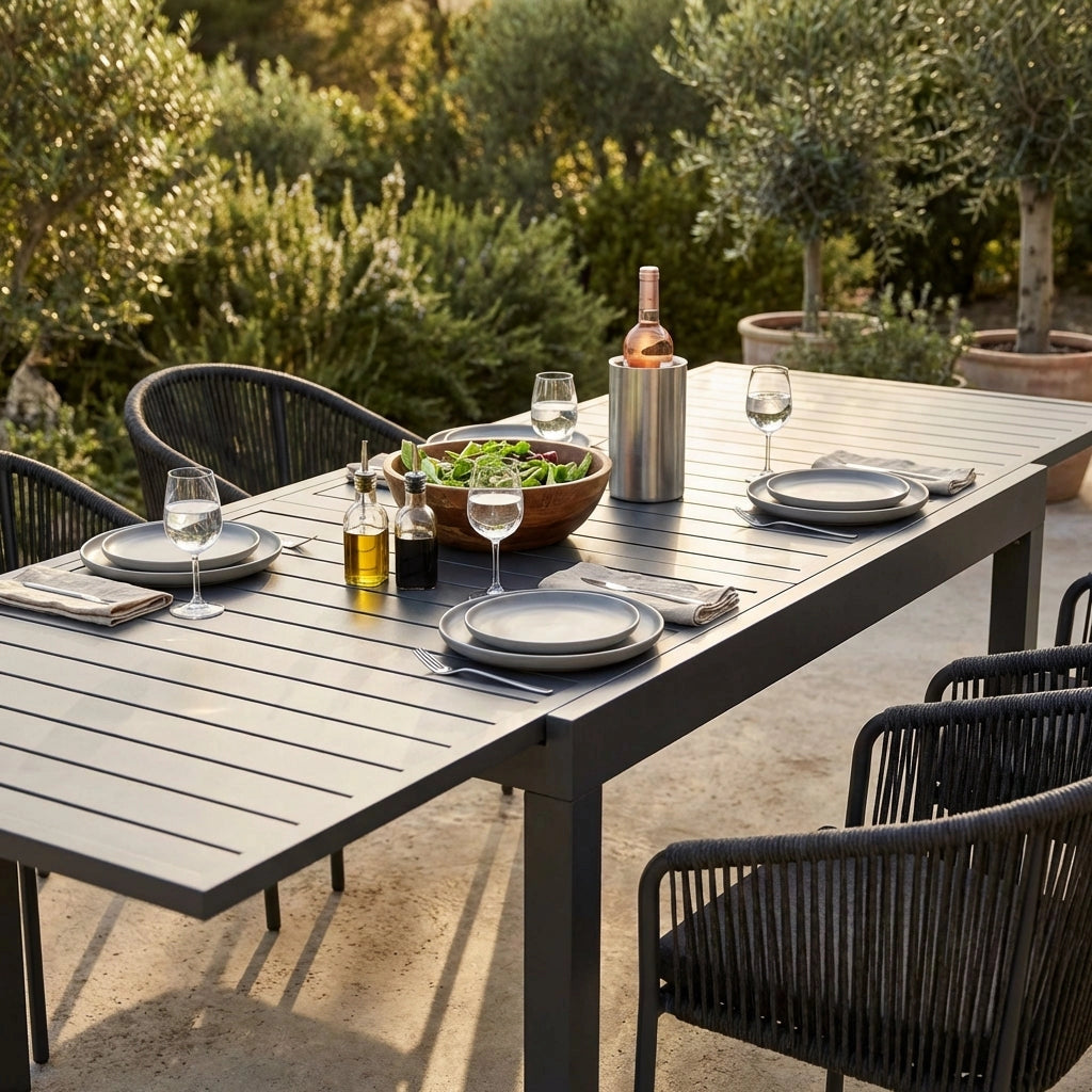Tavolo da Giardino Rettangolare 135/270x90 - DEREK