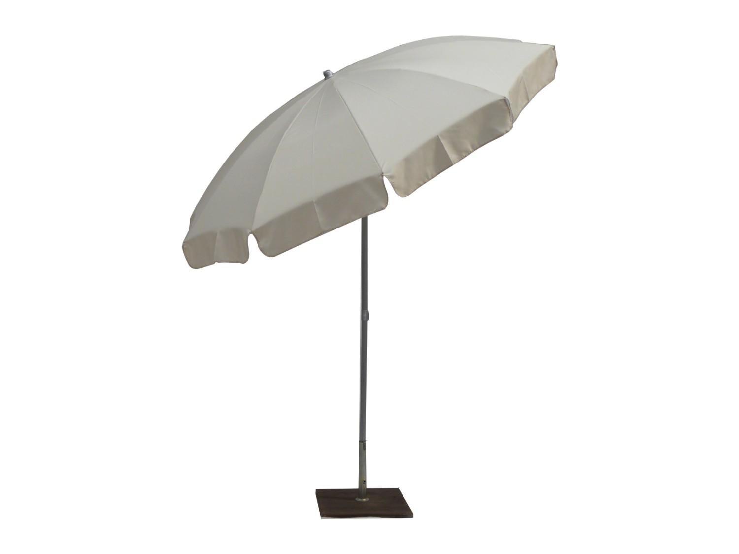 Ombrellone da Giardino Ø2,4 m Palo Ø33 mm in Acciaio Maffei Novara Ecru