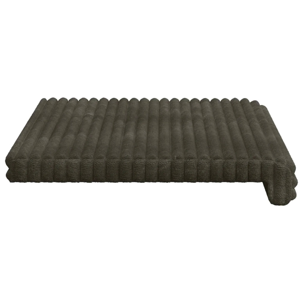 Cuscino per panchina Corduroy Morbido Antracite 42043222