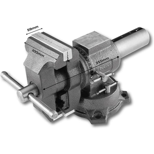 Topex 35-030 morsa girevole a 36 360 gradi