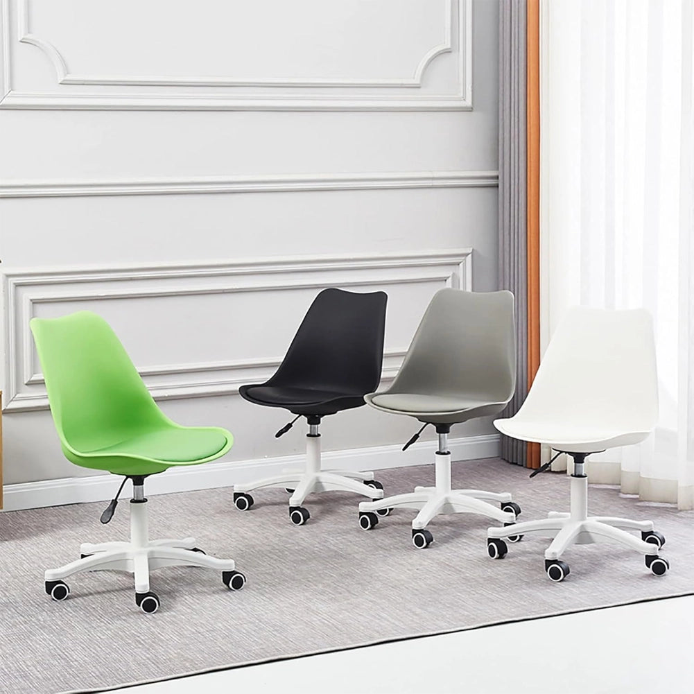Sedia da Ufficio Full Nero Poltrona da Studio e Casa Ergonomica con Ruote