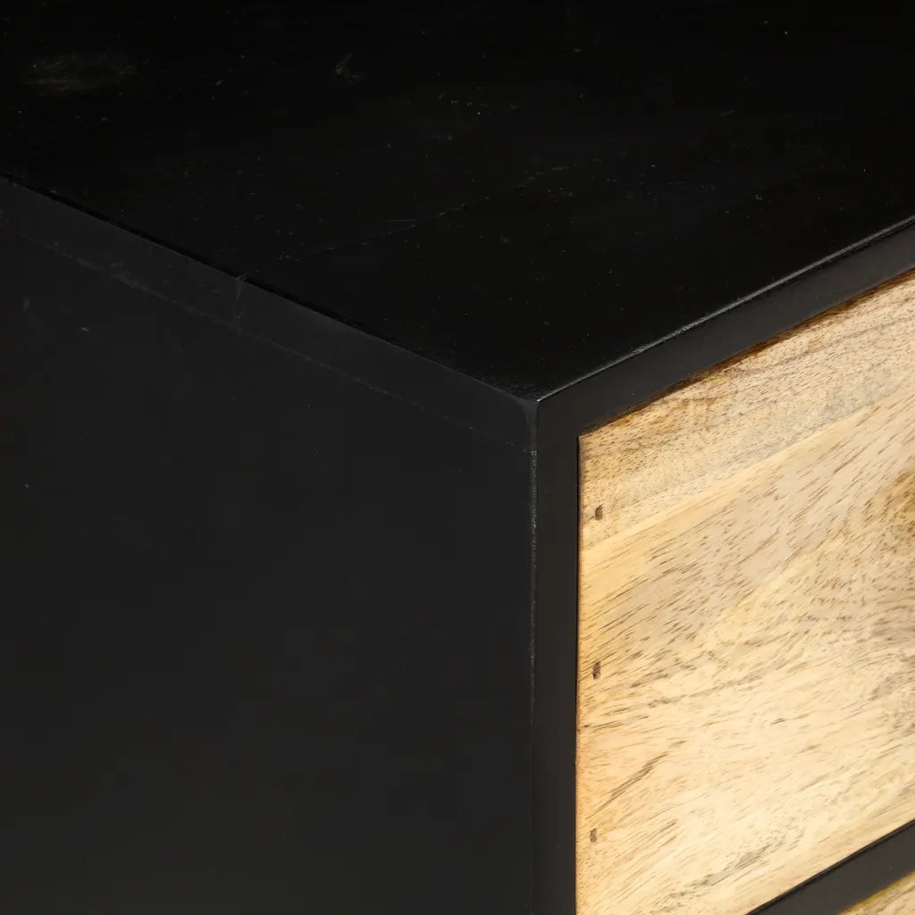 Credenza | Madia | Buffet da pranzo | Armadio da pranzo 110x33x64 cm in Legno Massello di Mango