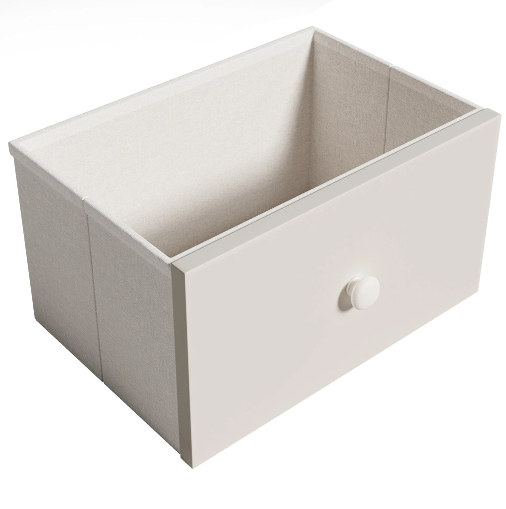 Letto a castello sfalsato 90x200 cm con luce LED notturna; armadio; ripiani e cassetti; bianco