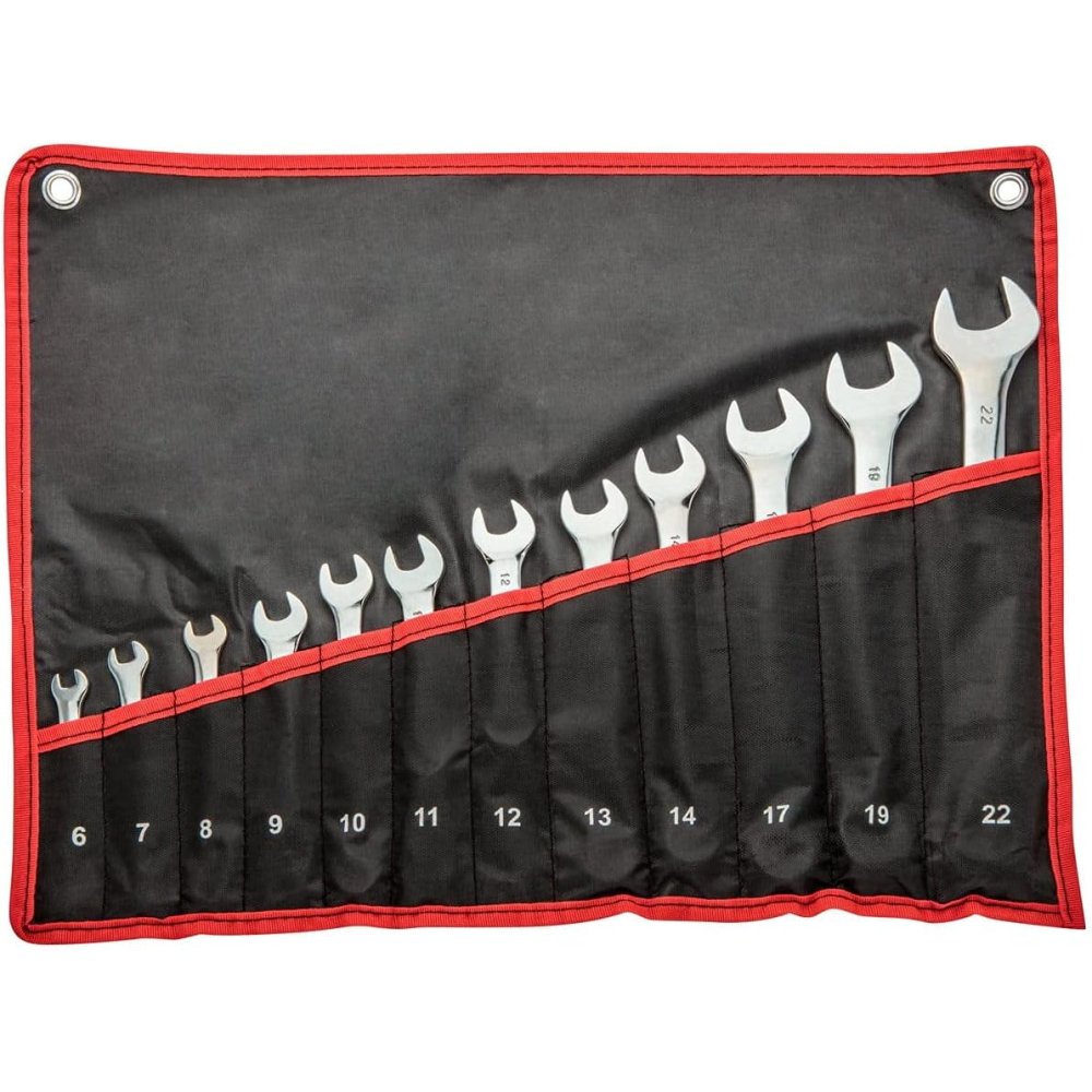 Topex 35d359 set di chiavi combi binate 12 pezzi, 6-22mm ds