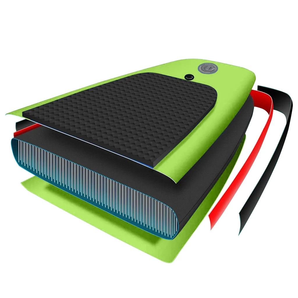 Set Tavola Gonfiabile da SUP 366x76x15 cm Verde cod mxl 60881