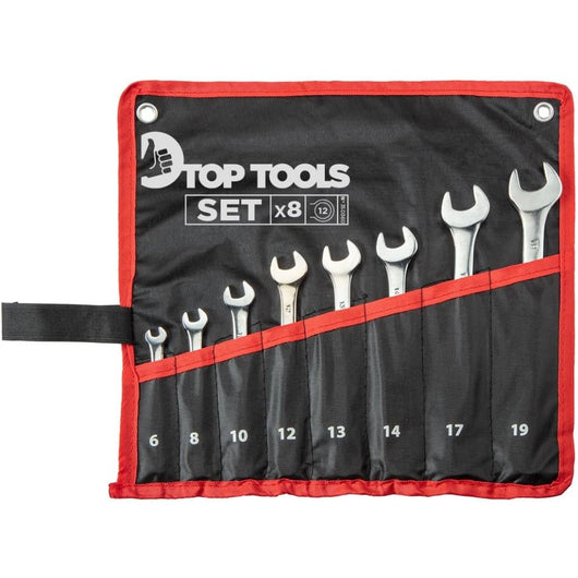 Topex 35d360 set chiavi combinat ate, 8pz., 6-19mm