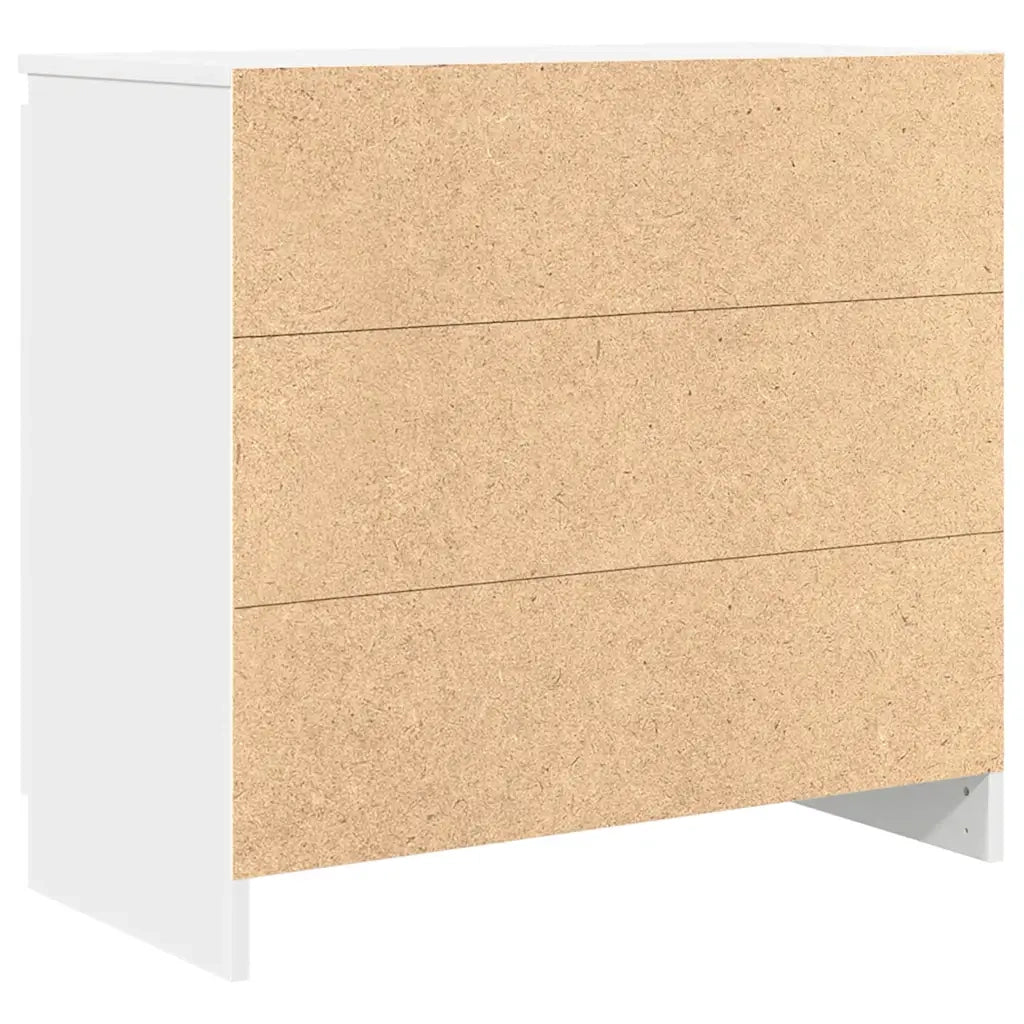 Credenza | Madia | Buffet da pranzo | Armadio da pranzo con Cassetto Bianco 71x35x65 cm in Legno Multistrato