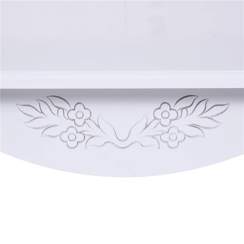 TAVOLINO DA CAFFÈ BASSO IN LEGNO 94 X 44 X 42 CM BIANCO