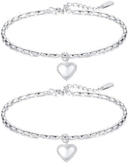 Bracciale per polso 2 pezzi - Design semplice - Leggero - Composizione multifunzionale - Trailer d'amore - Utilizzo comodo - Bracciale