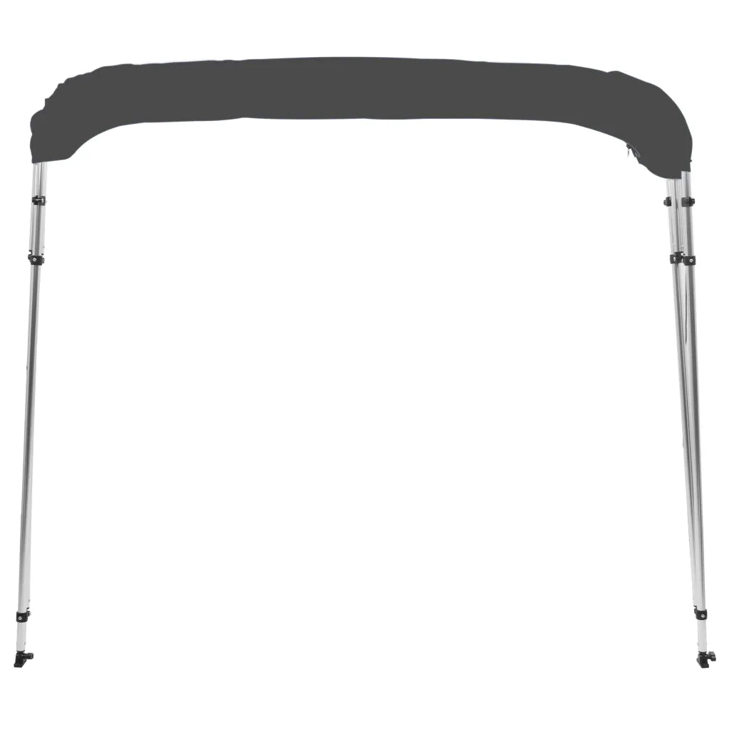 Bimini di Prua con Tendalino a 4 Archi Antracite 243x180x137 cm 93137
