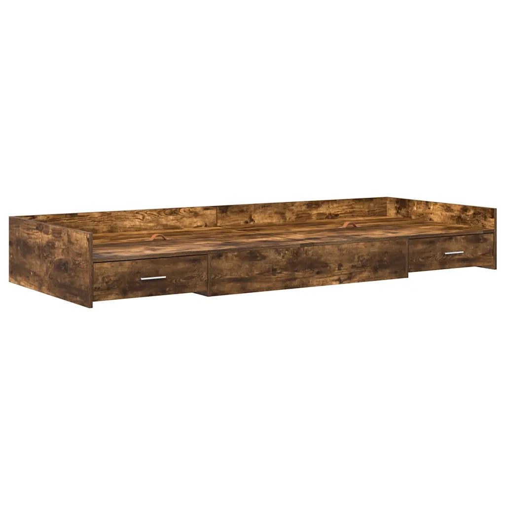 Struttura del letto Rovere fumé 80 x 200 cm Legno multistrato 3335241