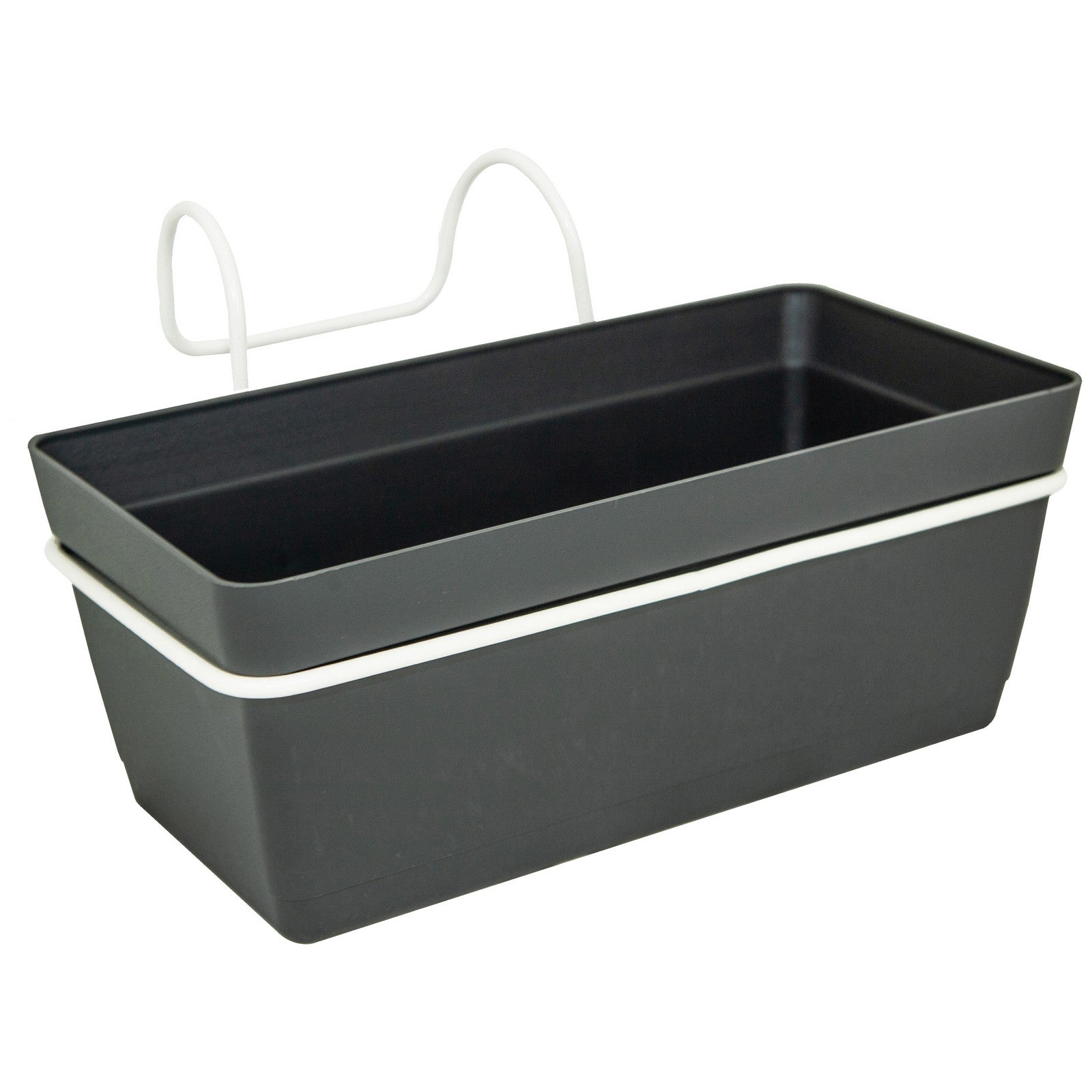 confezione 3 balconette cm.21x10x8h antracite cod:ferx.34944