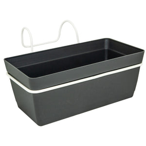 confezione 3 balconette cm.21x10x8h antracite cod:ferx.34944