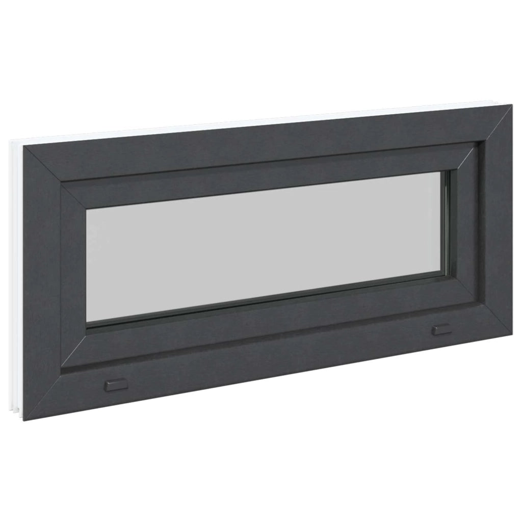 Finestra per Soffitta RISOR 90 x 40 cm PVC e Vetro Antracite