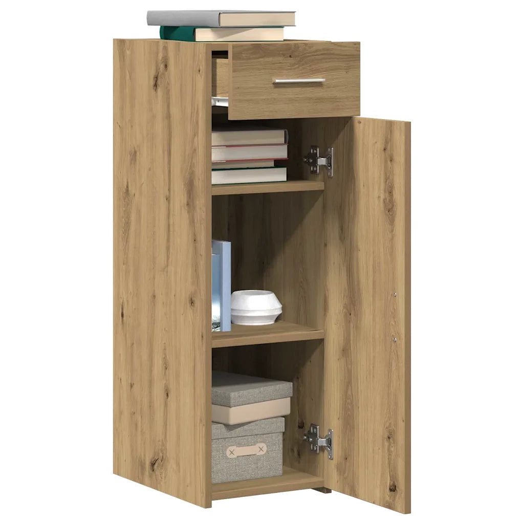 Credenza con Cassetto-Buffet-Armadio da cucina Rovere artigianale 30 x 42,5 x 93 cm