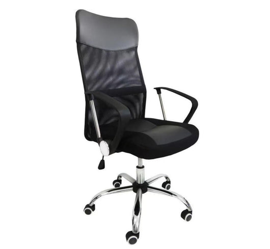 Sedia da ufficio scrivania con Rotelle Girevoli e braccioli ergonomica. reclinabile e con altezza regolabile imbottita e rete traspirante 950A