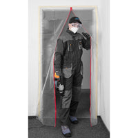 Topex 49-801 tenda protettiva pa parapolvere, chiusura a i