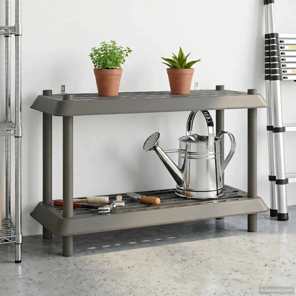Unità di scaffalatura 2 livelli 100 x 40 x 55,5 cm PP 8011743