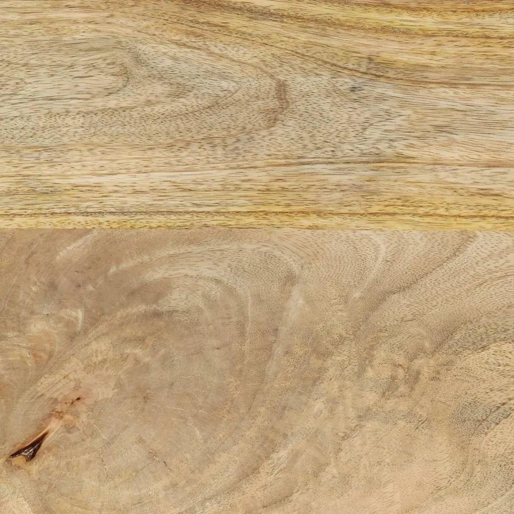 Tavolo Consolle 110x30x75 cm Legno Massello Sbiancato di Mango