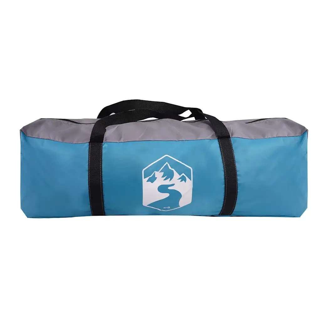 vidaXL Tenda Familiare Cabina per 6 Persone Blu Impermeabile